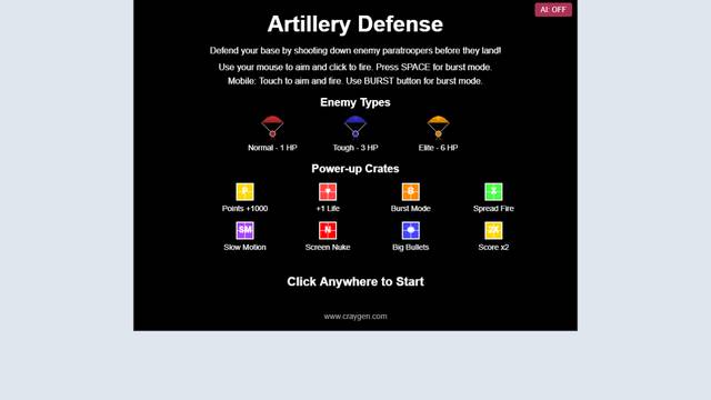 Artillery Defense