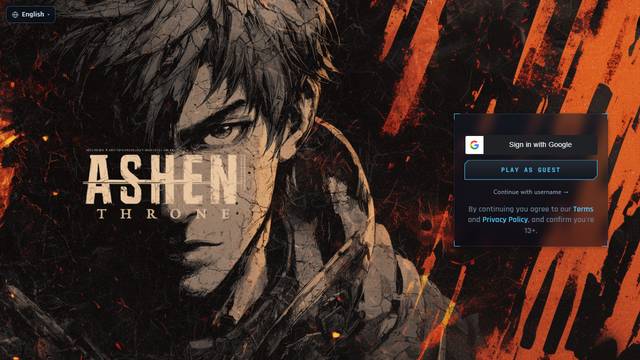 Ashen Throne — gameplay screenshot showing strategy action