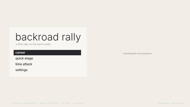 backroad rally