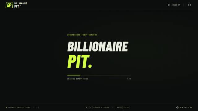 Billionaire Pit — gameplay screenshot showing fighting action