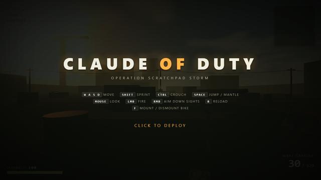 Claude of Duty gameplay screenshot