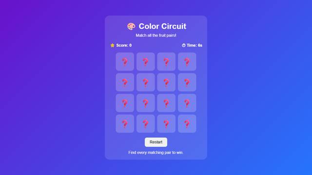 Color Circuit — gameplay screenshot showing puzzle action
