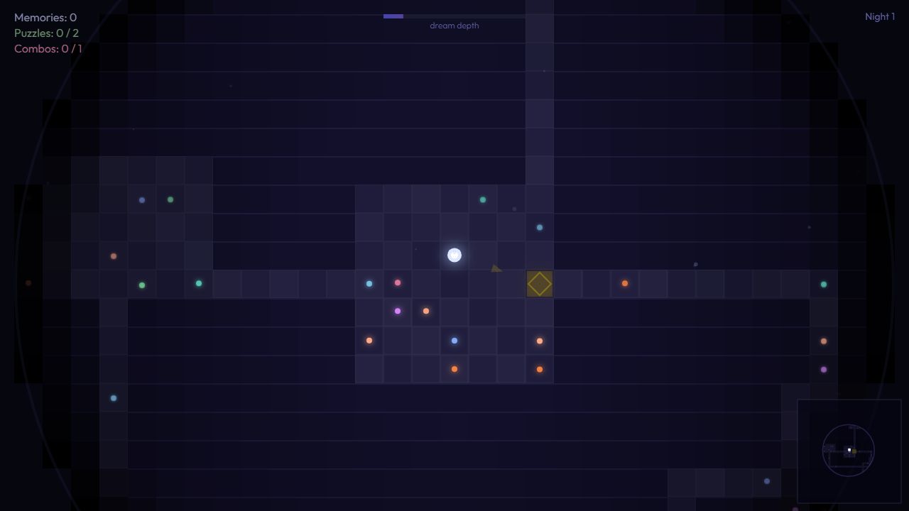 Dream Logic — gameplay screenshot showing puzzle exploration action