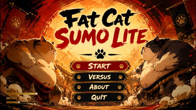 FatCatSumoLite — gameplay screenshot showing fighting action