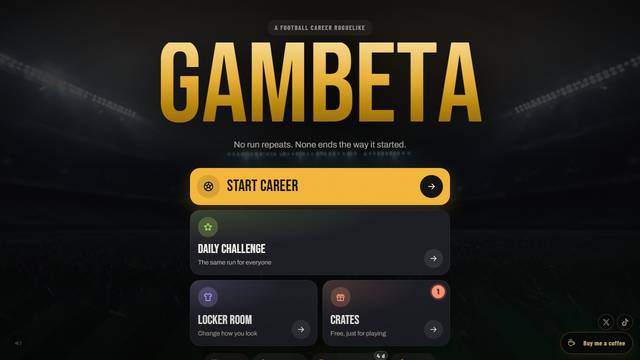Gambeta — gameplay screenshot showing survival / roguelite action