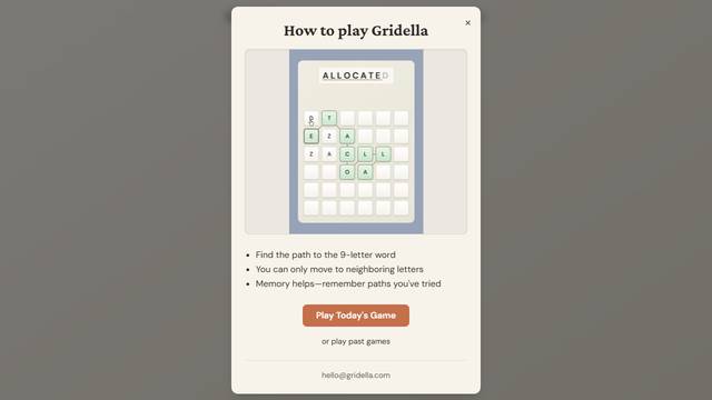 Gridella — gameplay screenshot showing puzzle action