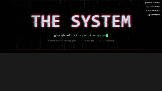 Hack://TheSystem — gameplay screenshot showing racing action