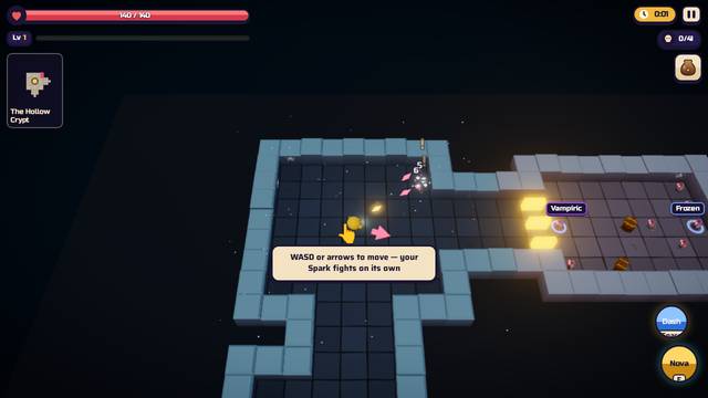 Hoardborn — gameplay screenshot showing management / idle action