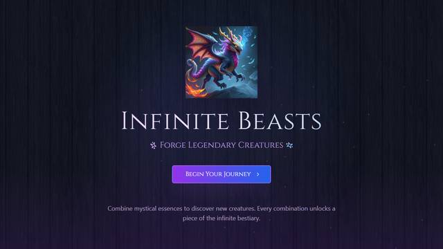 Infinite Beasts — gameplay screenshot showing other action
