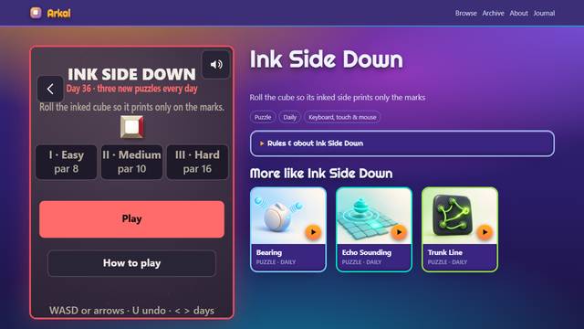 Ink Side Down gameplay screenshot