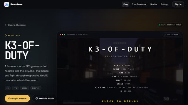 K3-of-Duty gameplay screenshot