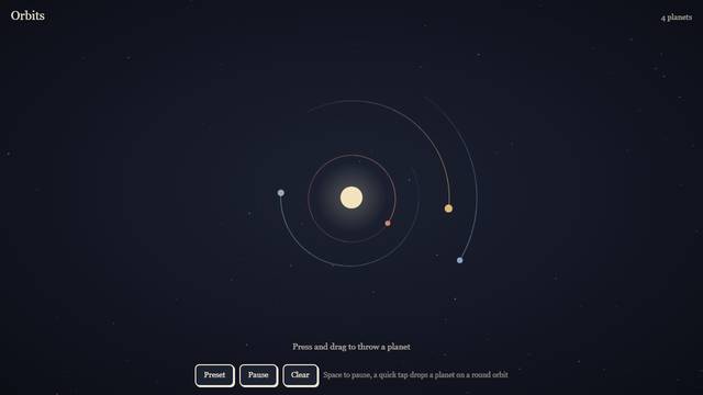 Orbits gameplay screenshot