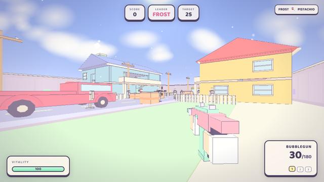 Pastel Nuketown gameplay screenshot