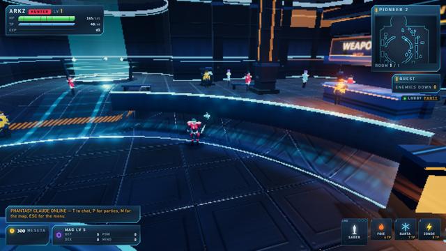 Phantasy Claude Online gameplay screenshot