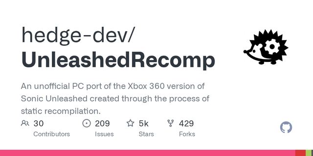 Sonic Unleashed Recompiled