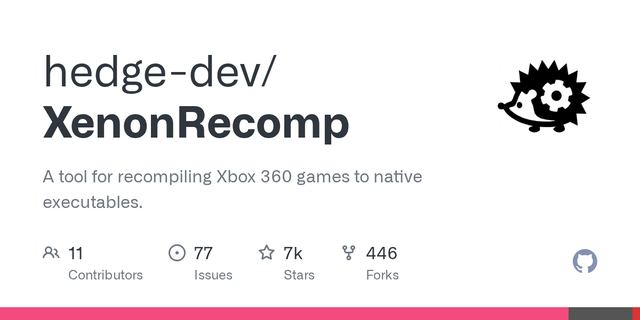 XenonRecomp (tool)