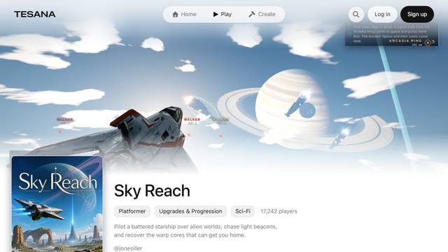 Sky Reach — gameplay screenshot showing other action