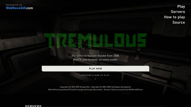 Tremulous — gameplay screenshot showing fps action