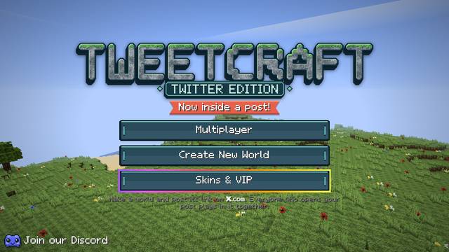 Tweetcraft — gameplay screenshot showing exploration action