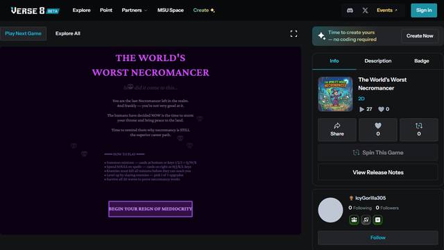 World's Worst Necromancer!